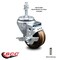 Service Caster 3 Inch High Temp Phenolic Wheel Swivel 10mm Threaded Stem Caster with Brake SCC-TS20S314-PHSHT-TLB-M1015 - alternate 1